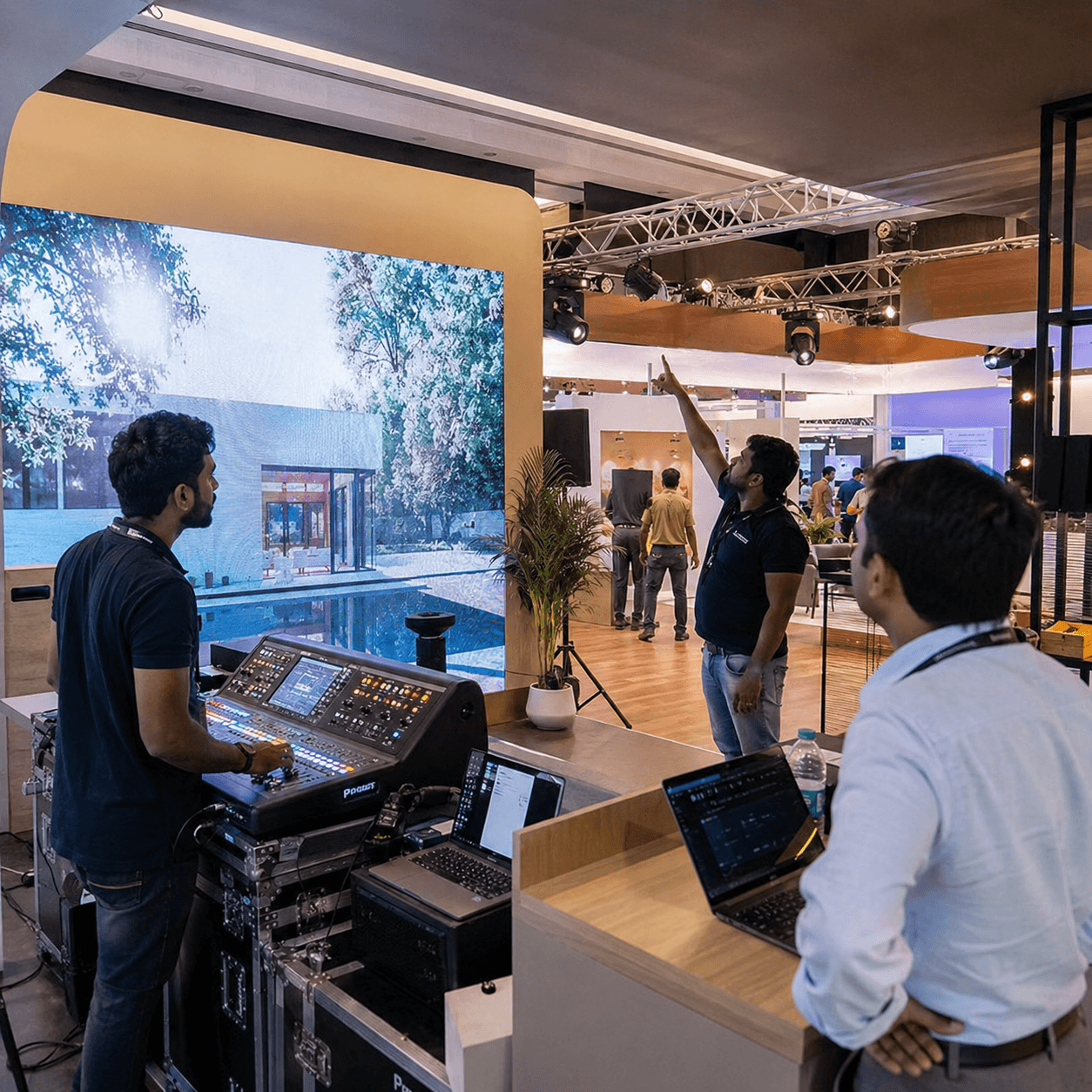 AV in exhibition