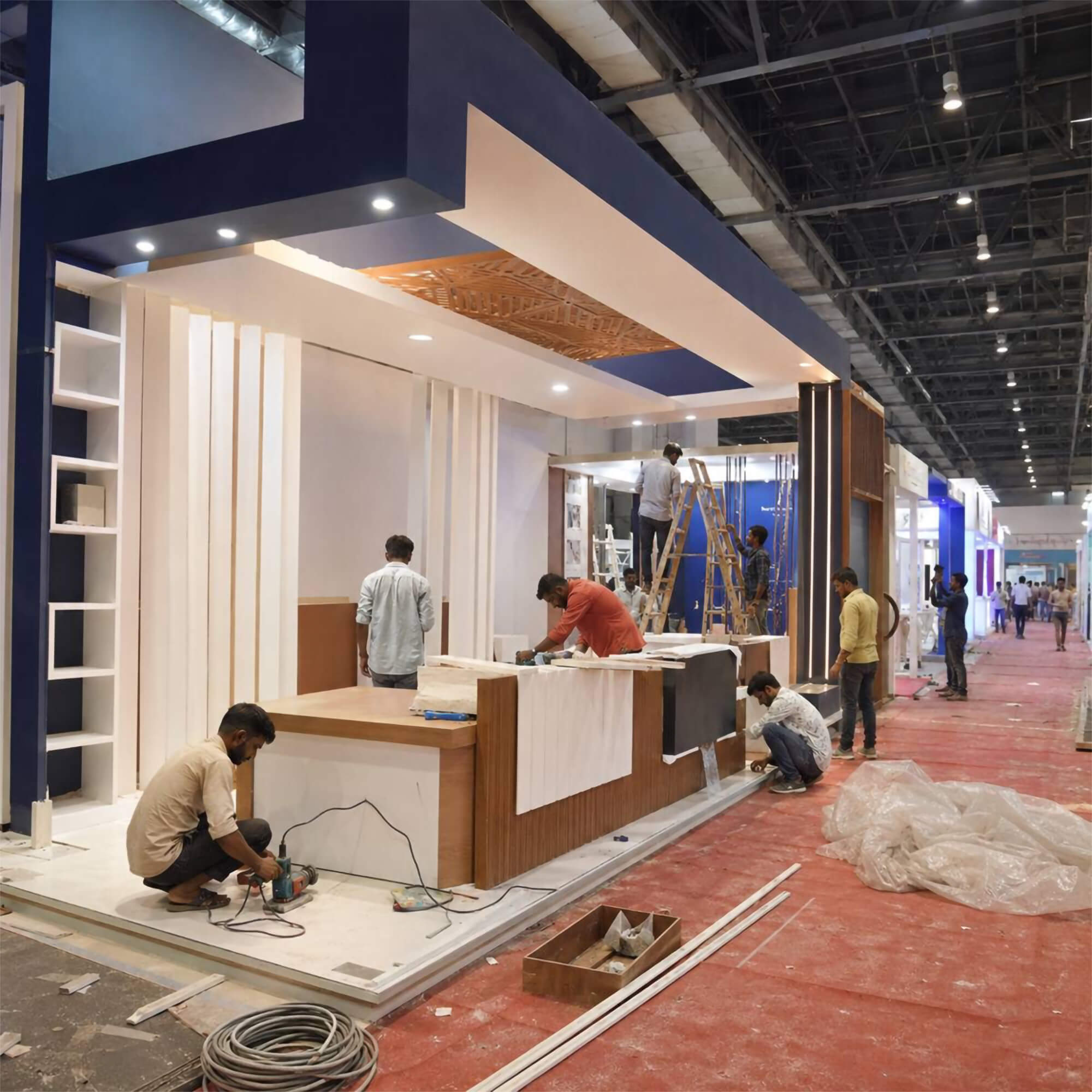 Exhibition stall fabrication