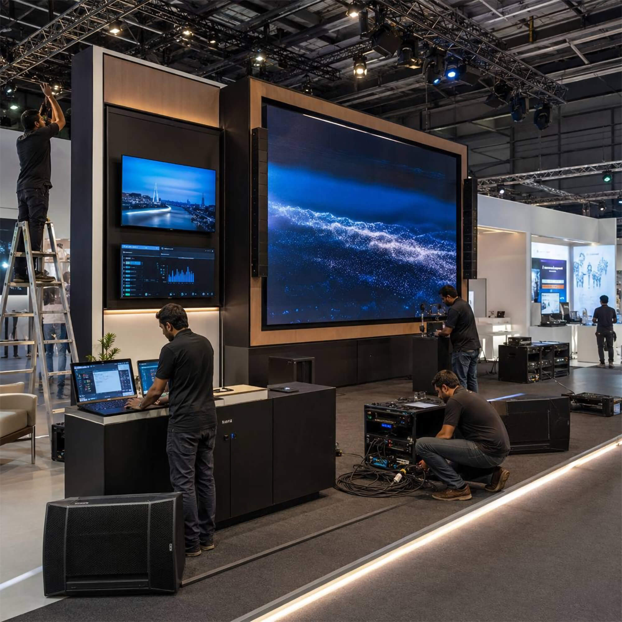 Exhibition audio visuals